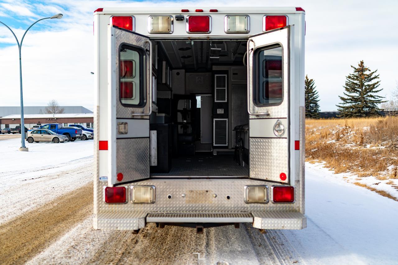 2001 Freightliner FL60 Daycab Fire Rescue Emergency Truck Diesel Red Deer AB