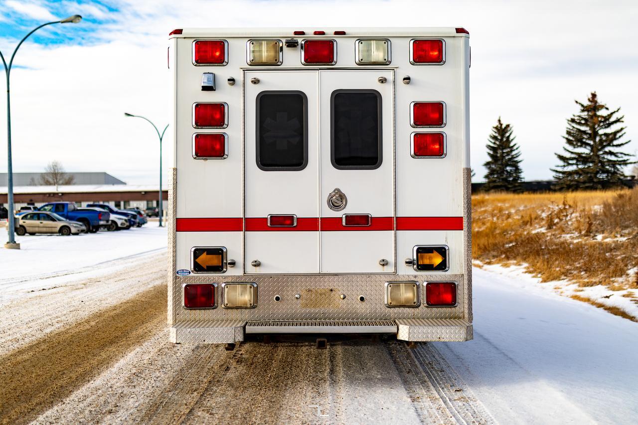 2001 Freightliner FL60 Daycab Fire Rescue Emergency Truck Diesel Red Deer AB