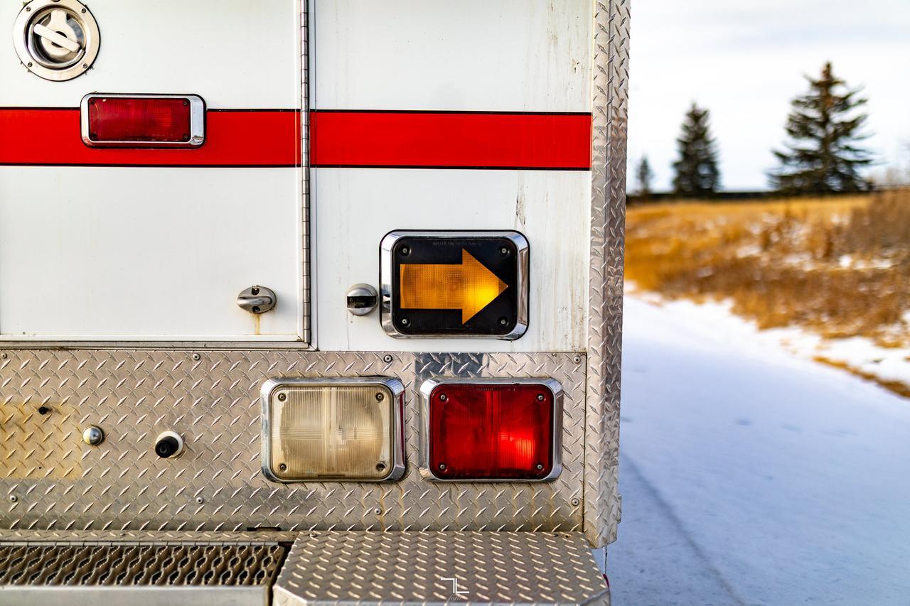 2001 Freightliner FL60 Daycab Fire Rescue Emergency Truck Diesel Red Deer AB