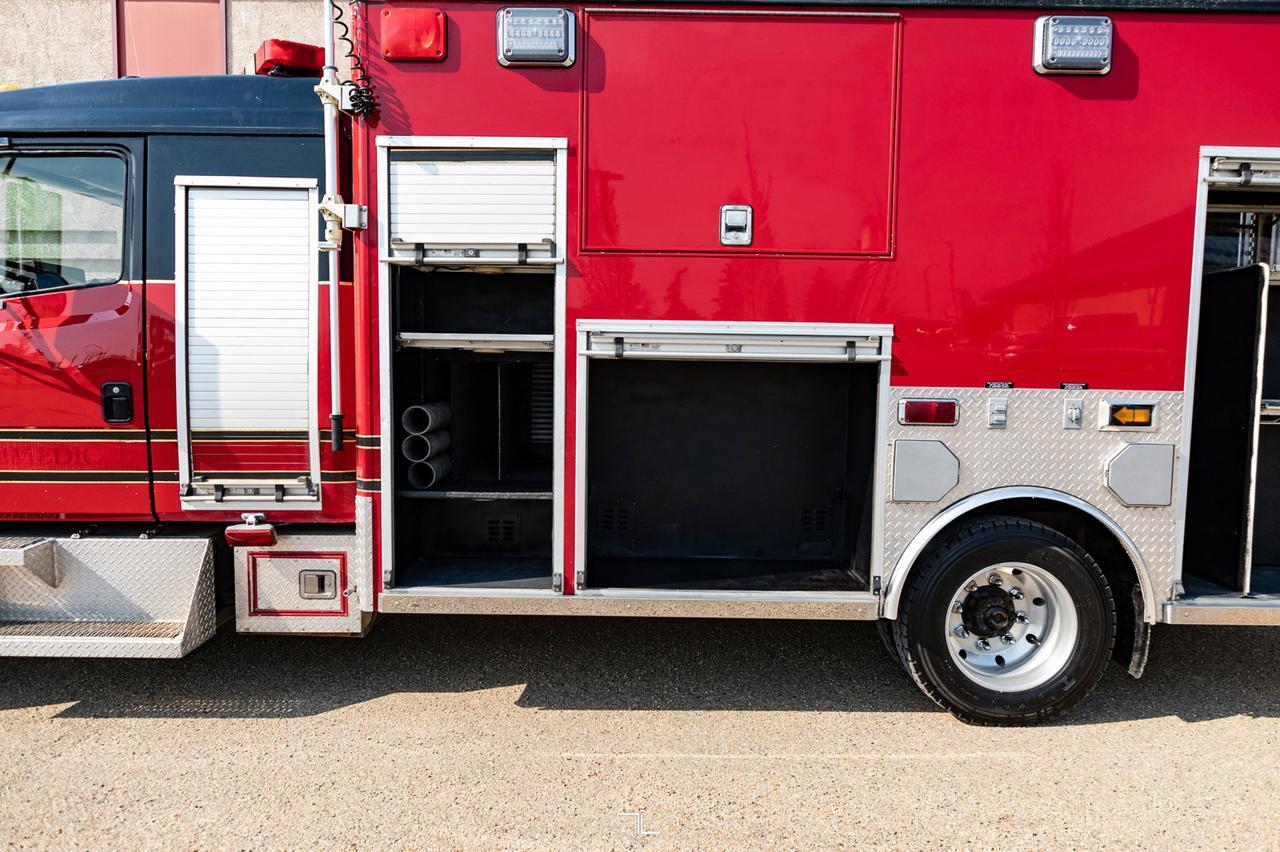 2001 Freightliner FL60 Rescue Mechanics Box Red Deer AB