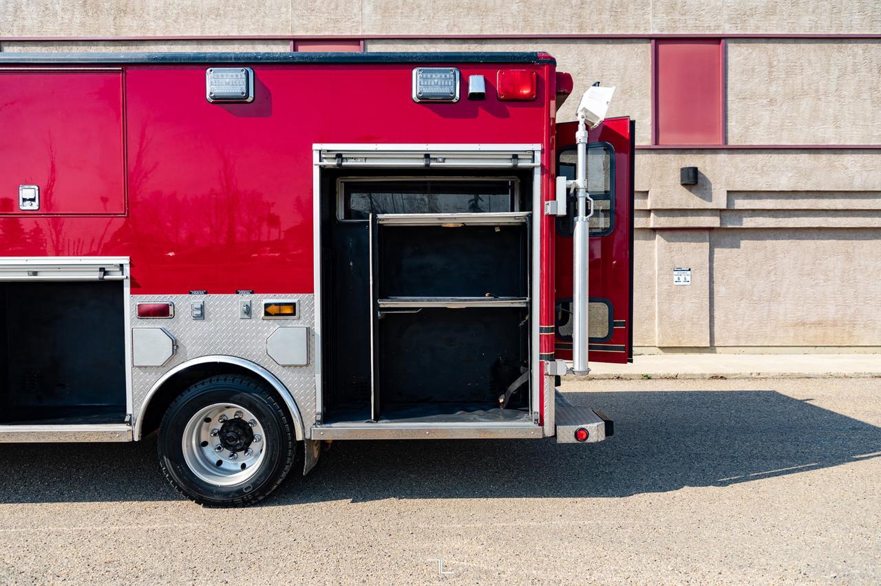 2001 Freightliner FL60 Rescue Mechanics Box Red Deer AB