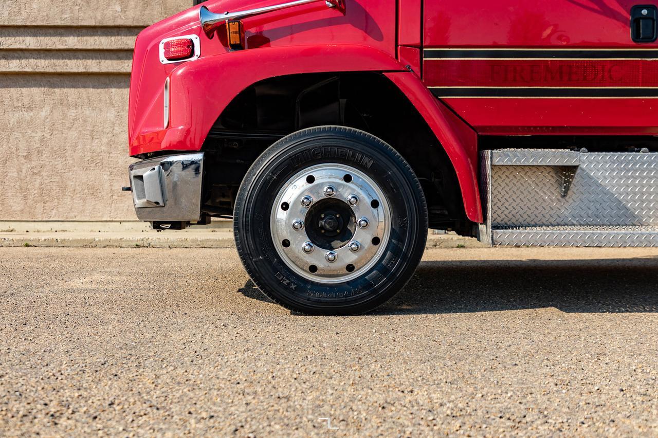 2001 Freightliner FL60 Rescue Mechanics Box Red Deer AB