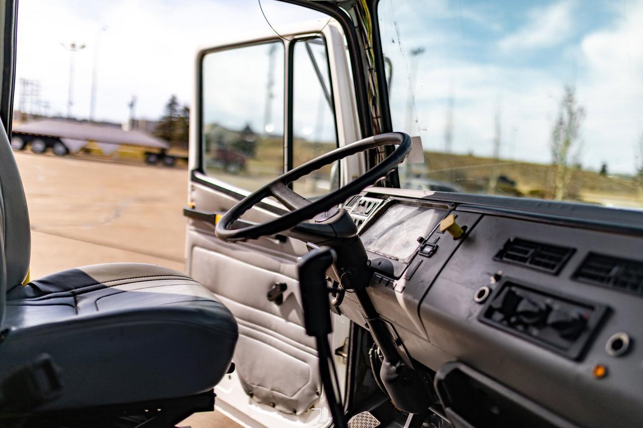 2001 Freightliner FL80 4x4 Auger/Drill Derrick Truck Red Deer AB