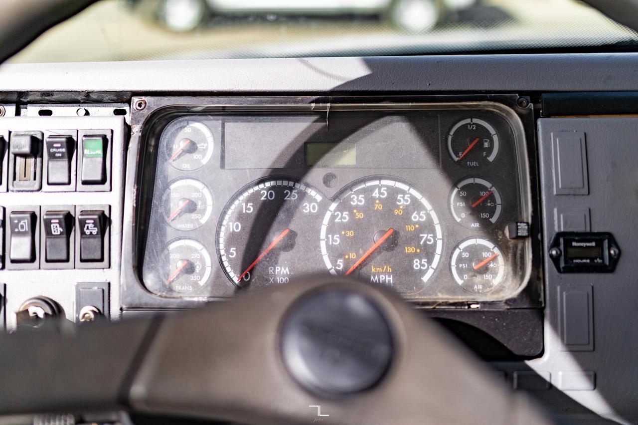 2001 Freightliner FL80 4x4 Auger/Drill Derrick Truck Red Deer AB