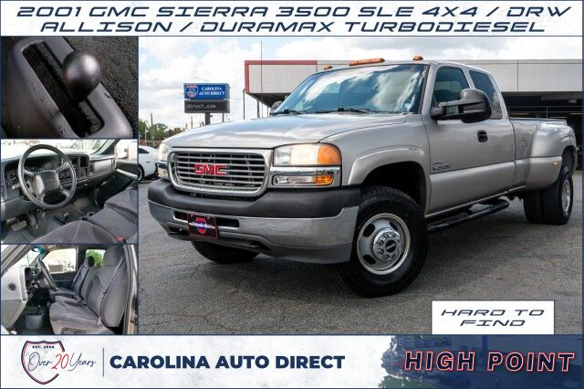 2001 GMC Sierra 3500 SLE 4X4 / DRW / ALLISON / Duramax Turbodiesel!
