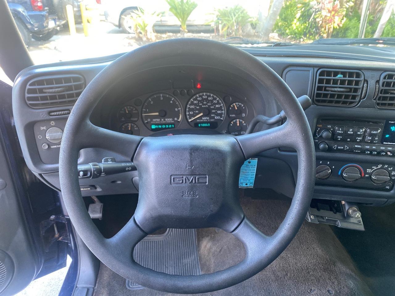 2001 GMC Sonoma X CAB SLS LOW MILES 70,869 Pompano Beach FL