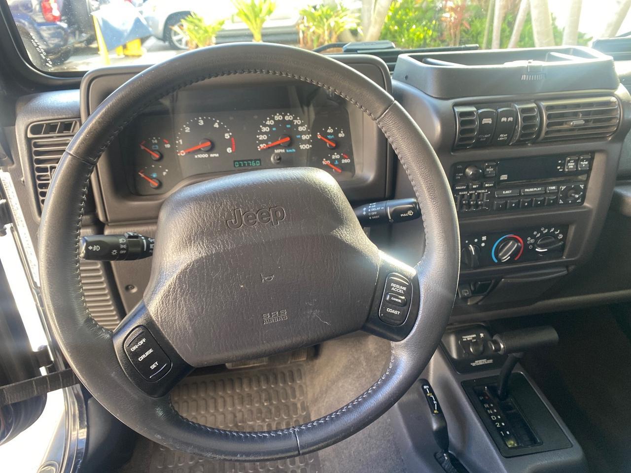 2001 Jeep Wrangler AUTO AC LOW MILES 77,760 HARD TOP Pompano Beach FL