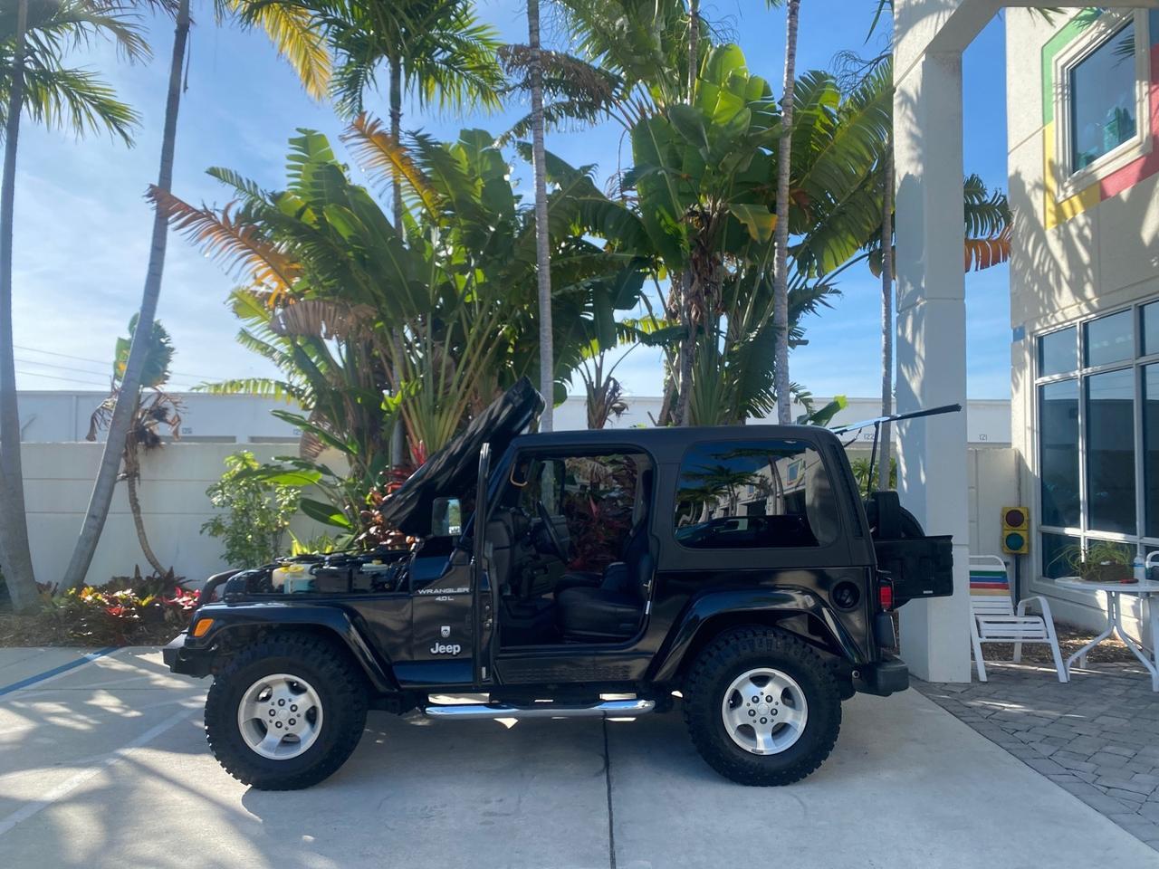 2001 Jeep Wrangler AUTO AC LOW MILES 77,760 HARD TOP Pompano Beach FL