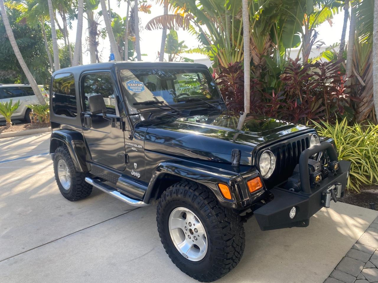 2001 Jeep Wrangler AUTO AC LOW MILES 77,760 HARD TOP Pompano Beach FL