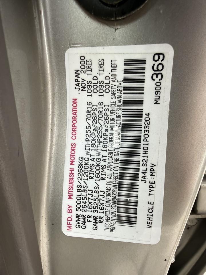 2001 Mitsubishi Montero Sport LS Collinsville OK