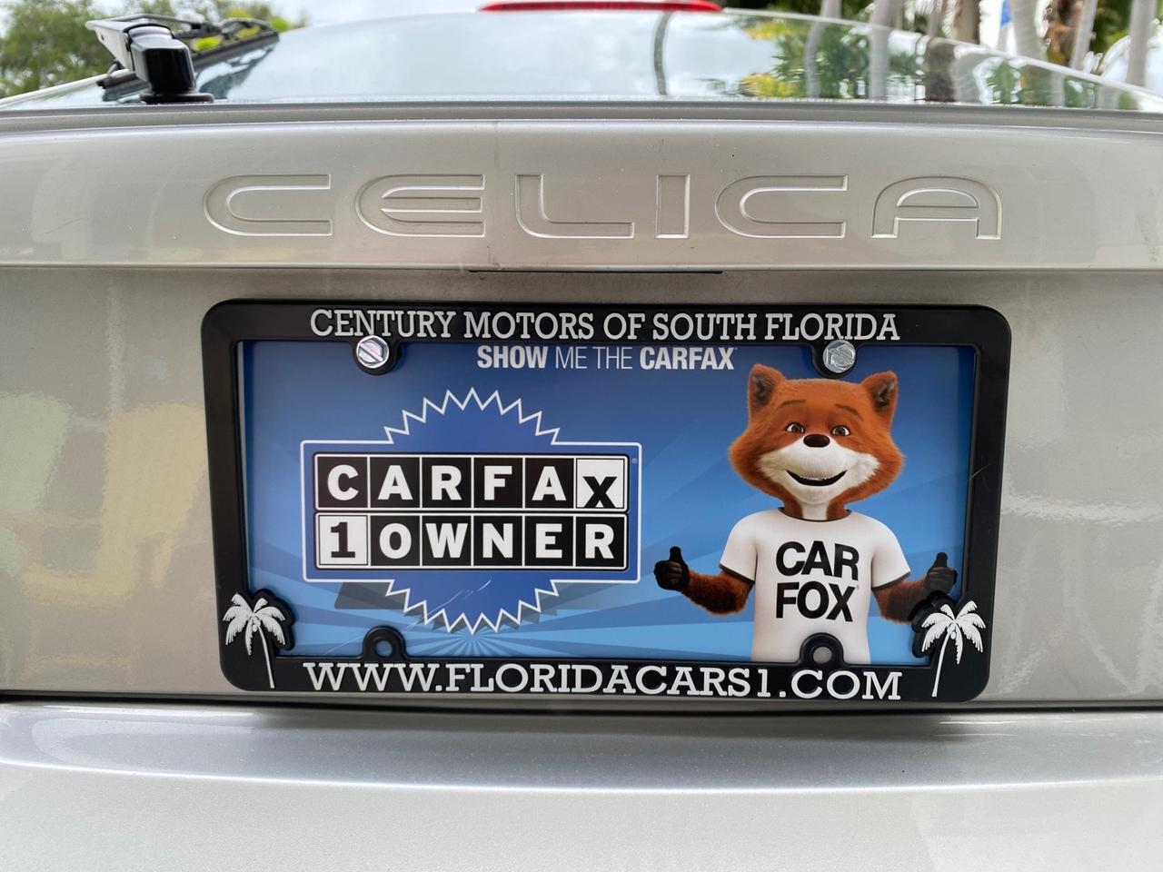 2001 Toyota Celica GT COUPE LOW MILES 60,070 Pompano Beach FL