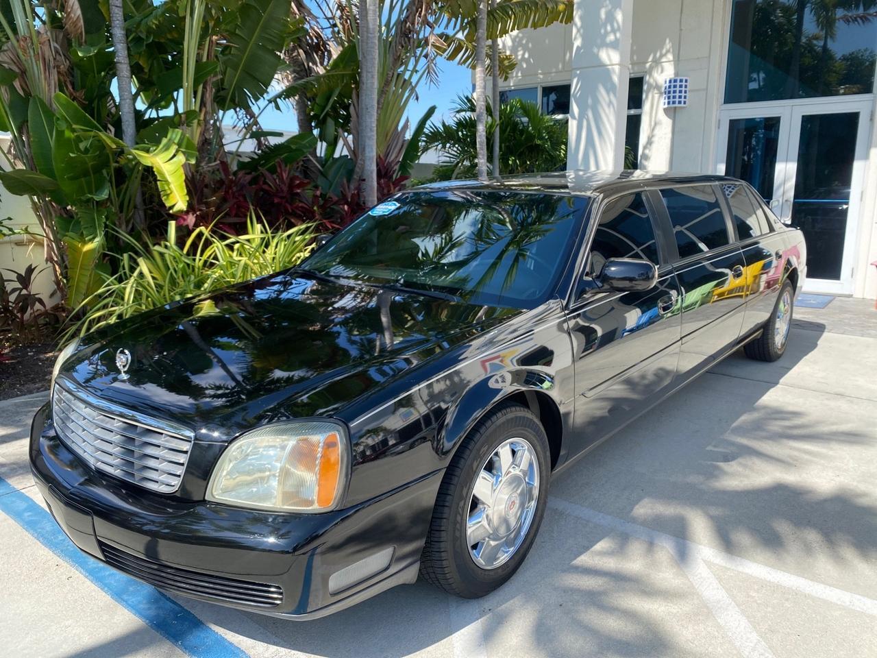 2002 Cadillac Deville LIMO LOW MILES 37,218 Pompano Beach FL