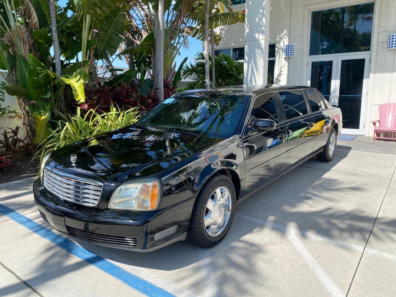 2002 Cadillac Deville LIMO LOW MILES 37,218 Pompano Beach FL