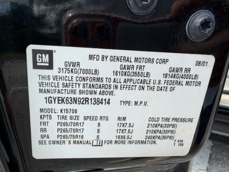 2002 Cadillac ESCALADE ONLY 30K MILES COLD AC WHEELS RUNS GREAT AWD LEATHER Sarasota FL