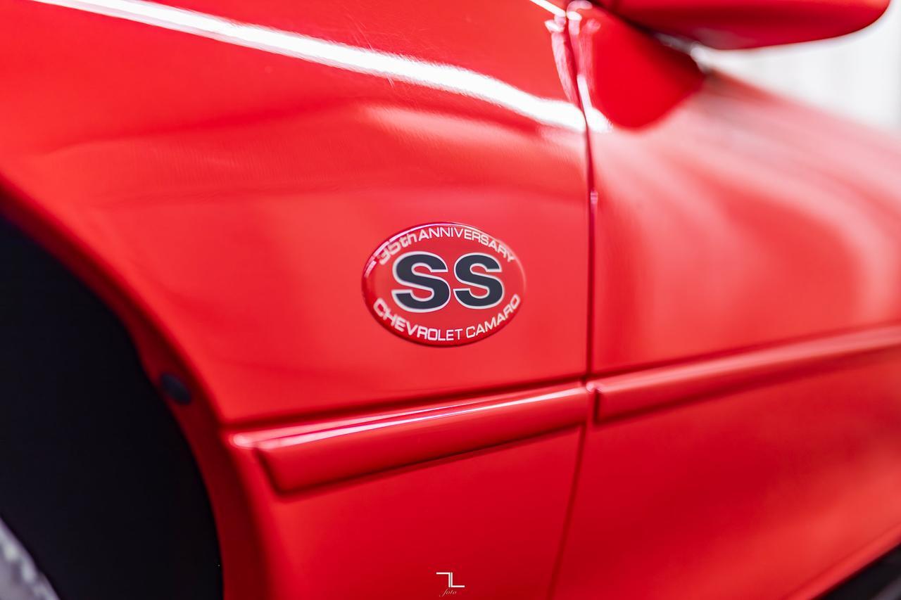 2002 Chevrolet Camaro SS 35th Anniversary SLP Convertible Manual Leather Red Deer AB