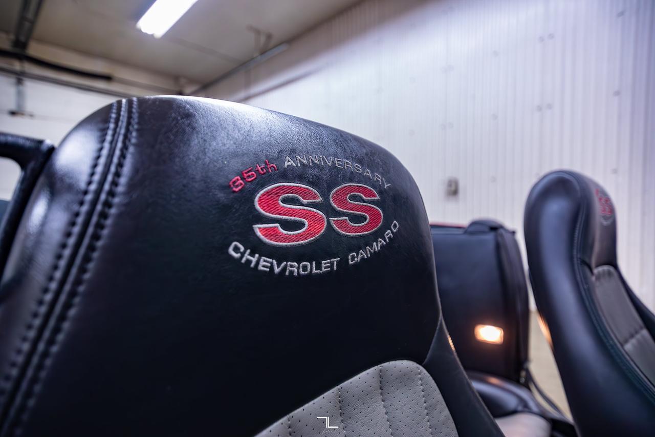 2002 Chevrolet Camaro SS 35th Anniversary SLP Convertible Manual Leather Red Deer AB