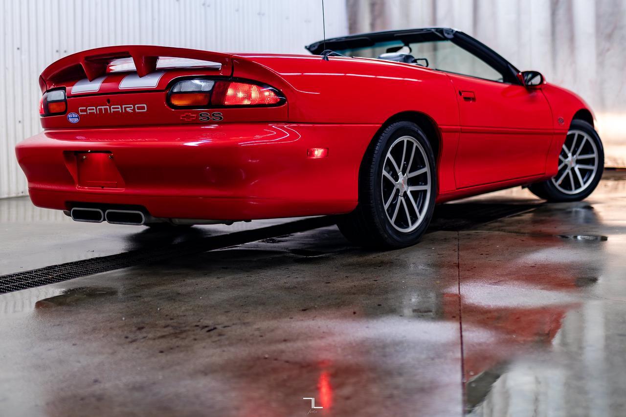 2002 Chevrolet Camaro SS 35th Anniversary SLP Convertible Manual Leather Red Deer AB