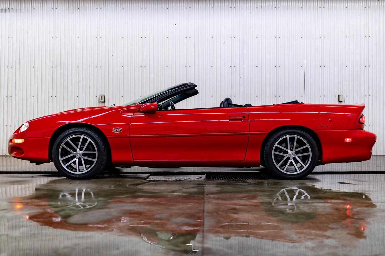 2002 Chevrolet Camaro SS 35th Anniversary SLP Convertible Manual Leather Red Deer AB
