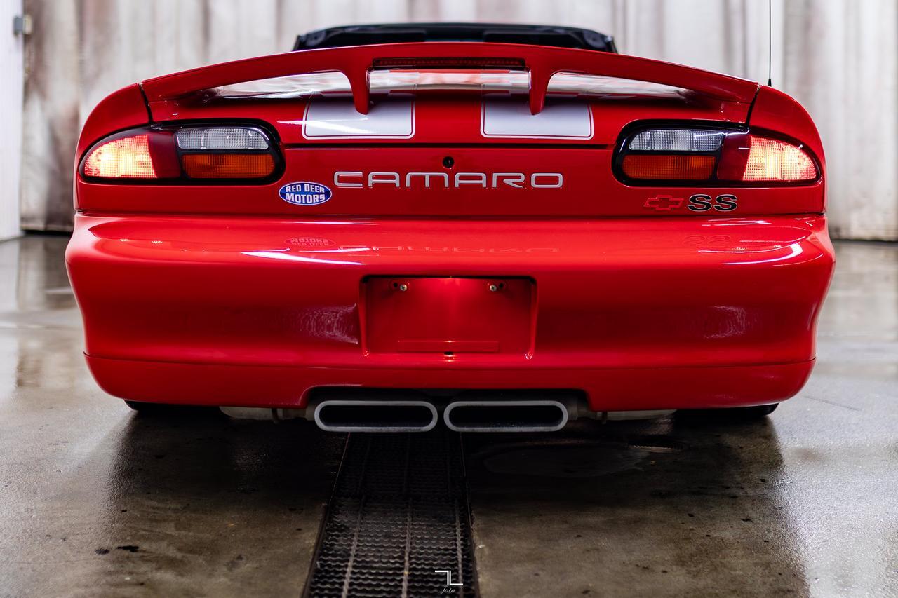 2002 Chevrolet Camaro SS 35th Anniversary SLP Convertible Manual Leather Red Deer AB