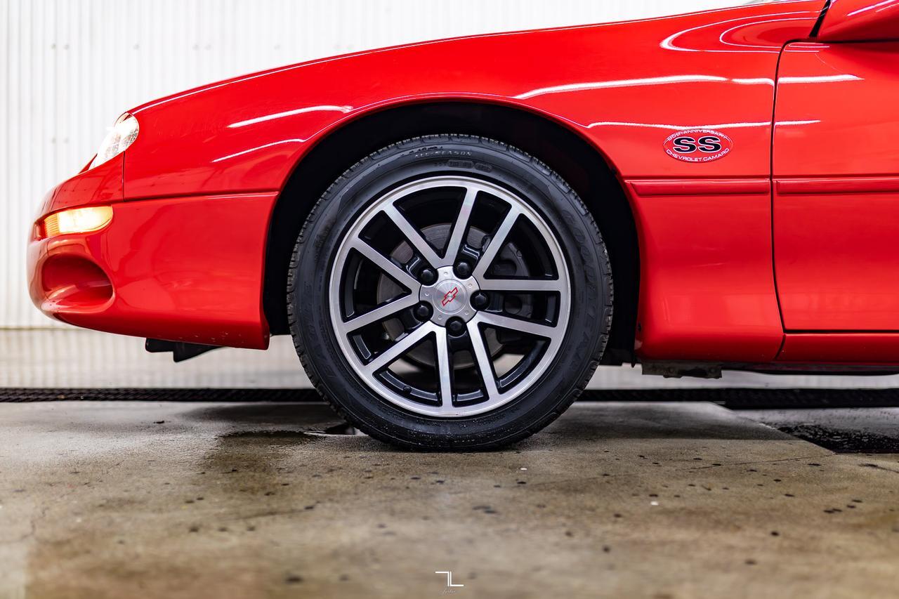 2002 Chevrolet Camaro SS 35th Anniversary SLP Convertible Manual Leather Red Deer AB
