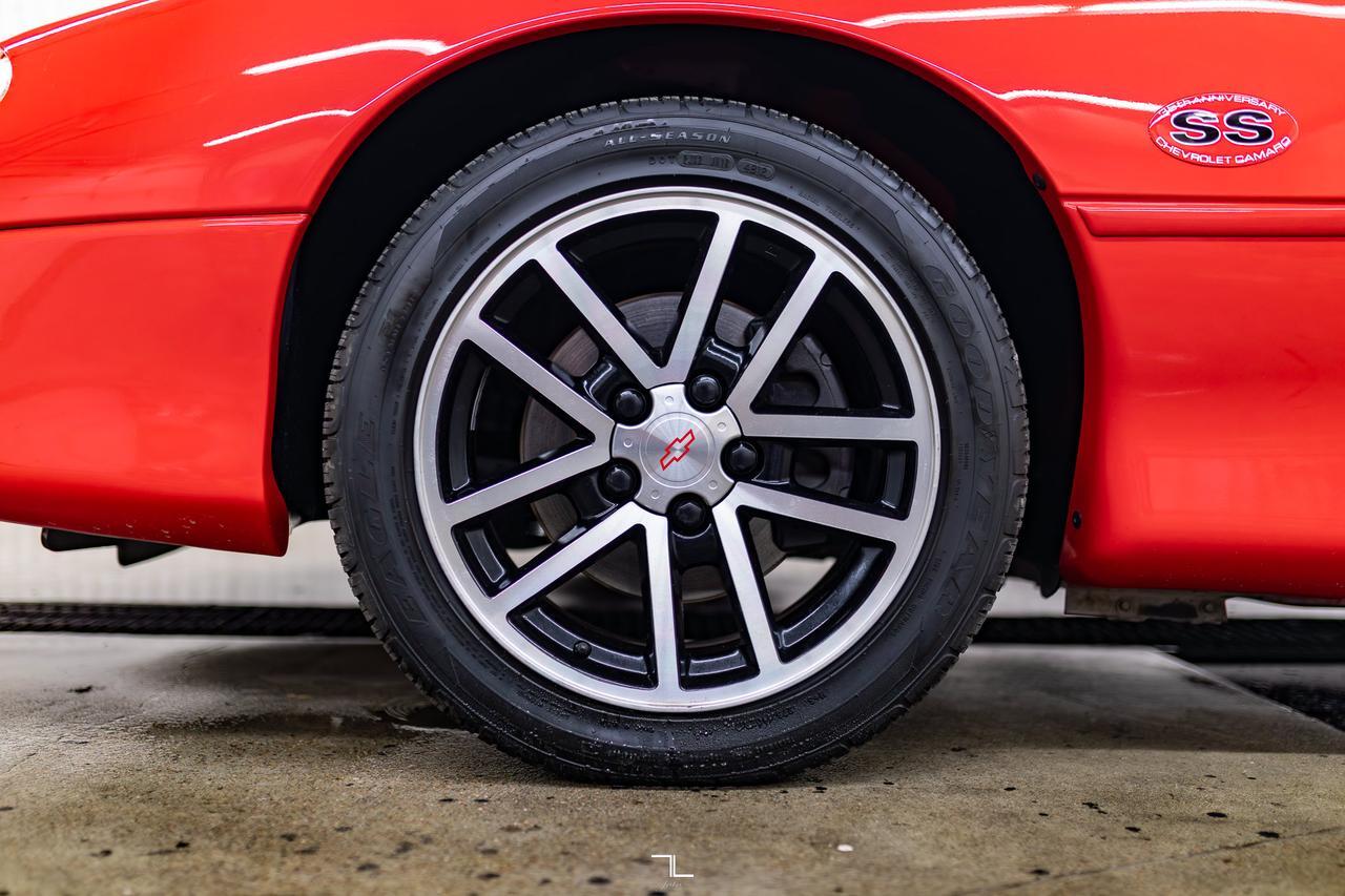 2002 Chevrolet Camaro SS 35th Anniversary SLP Convertible Manual Leather Red Deer AB