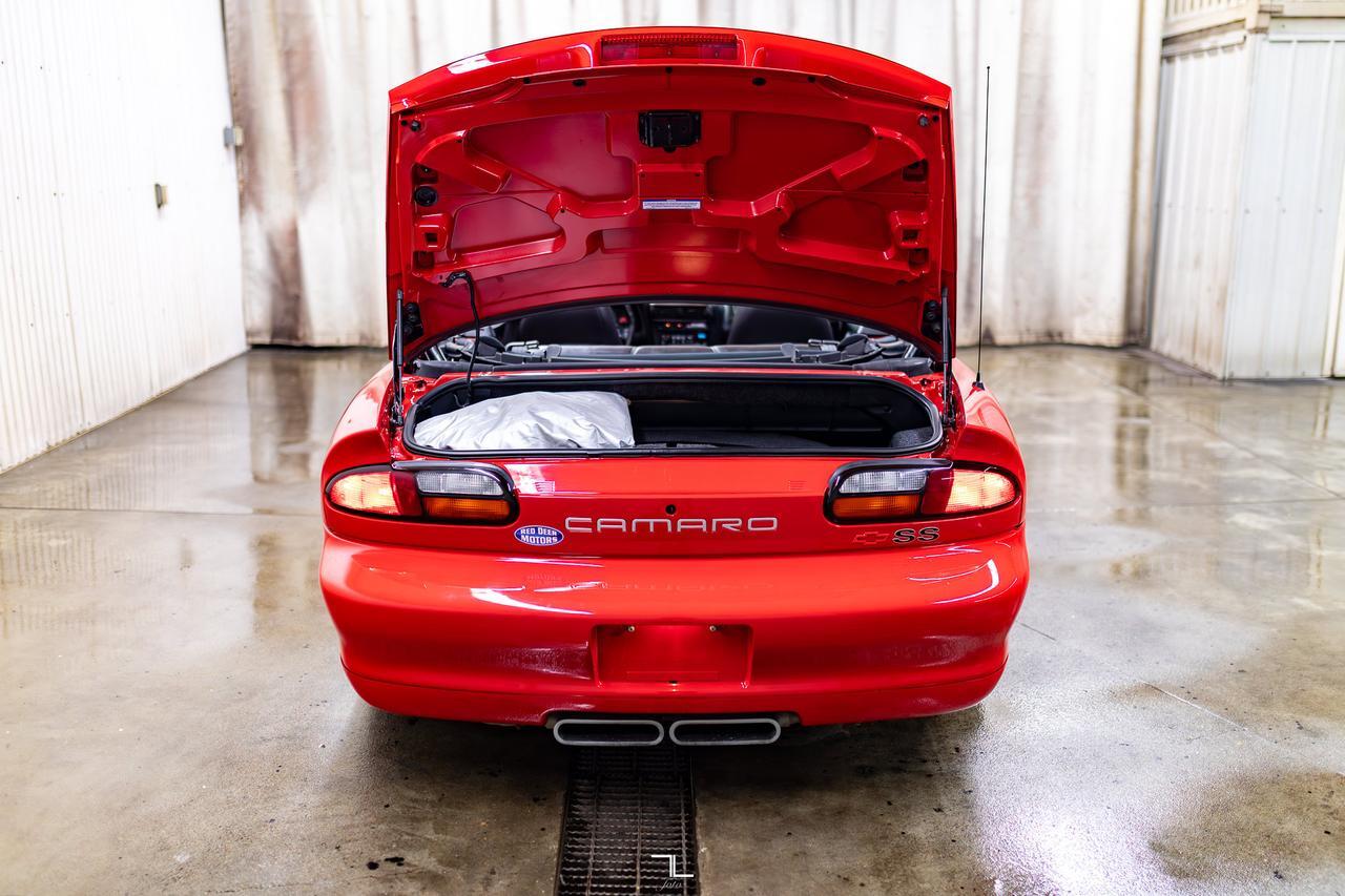 2002 Chevrolet Camaro SS 35th Anniversary SLP Convertible Manual Leather Red Deer AB