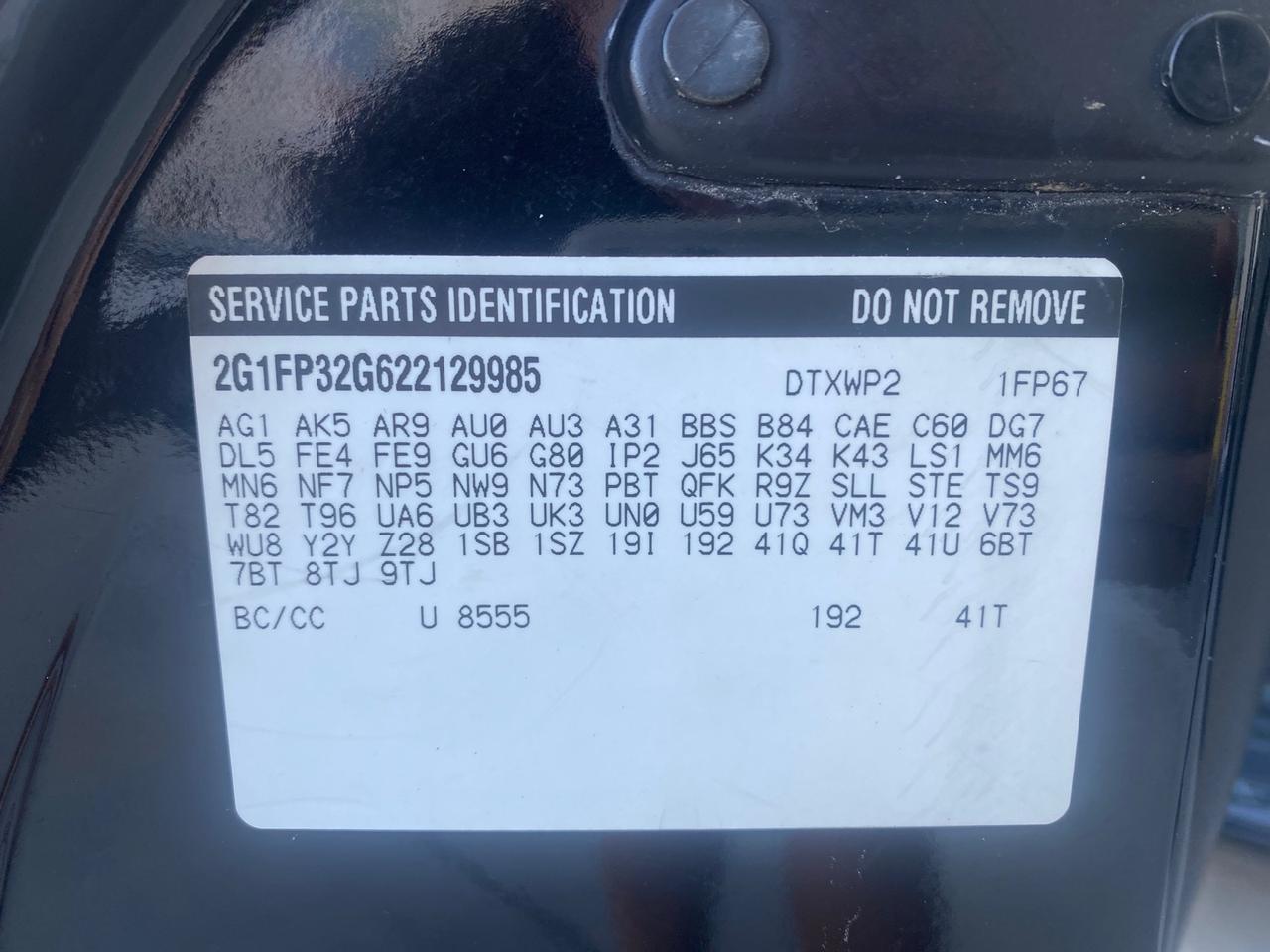 2002 Chevrolet Camaro Z28 CONV 6 SPD LOW MILES 29,016 Pompano Beach FL