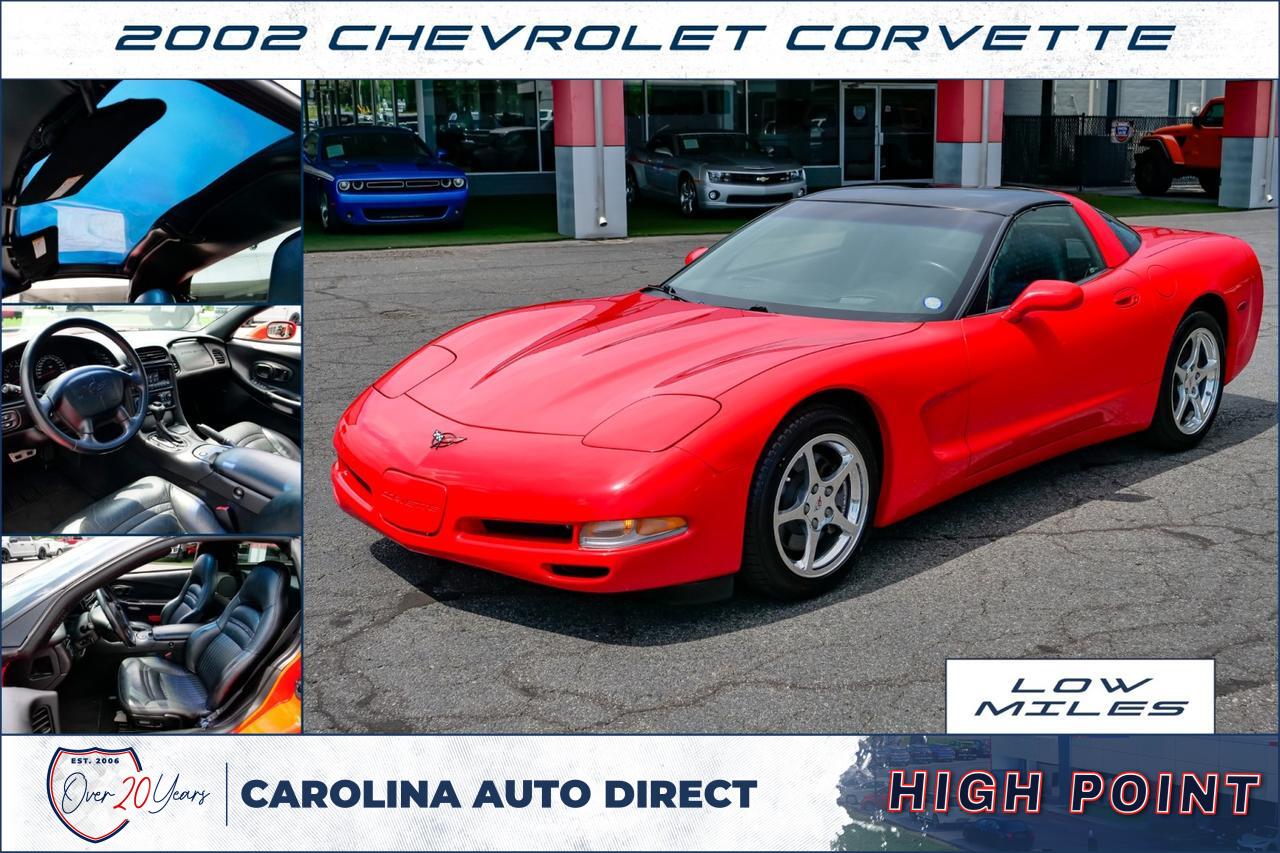2002 Chevrolet Corvette / Equipment Group 2 / 5.7L V8 / LOW MILES!