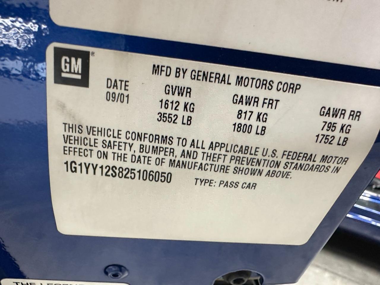 2002 Chevrolet Corvette Z06 Houston TX