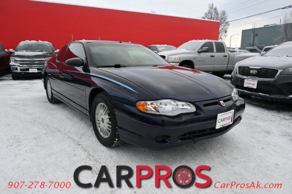 2002 Chevrolet Monte Carlo LS Coupe - 3.4L V6 - Automatic - Power Windows & Door Locks - Aluminum Wheels - Block Heater - Low Miles