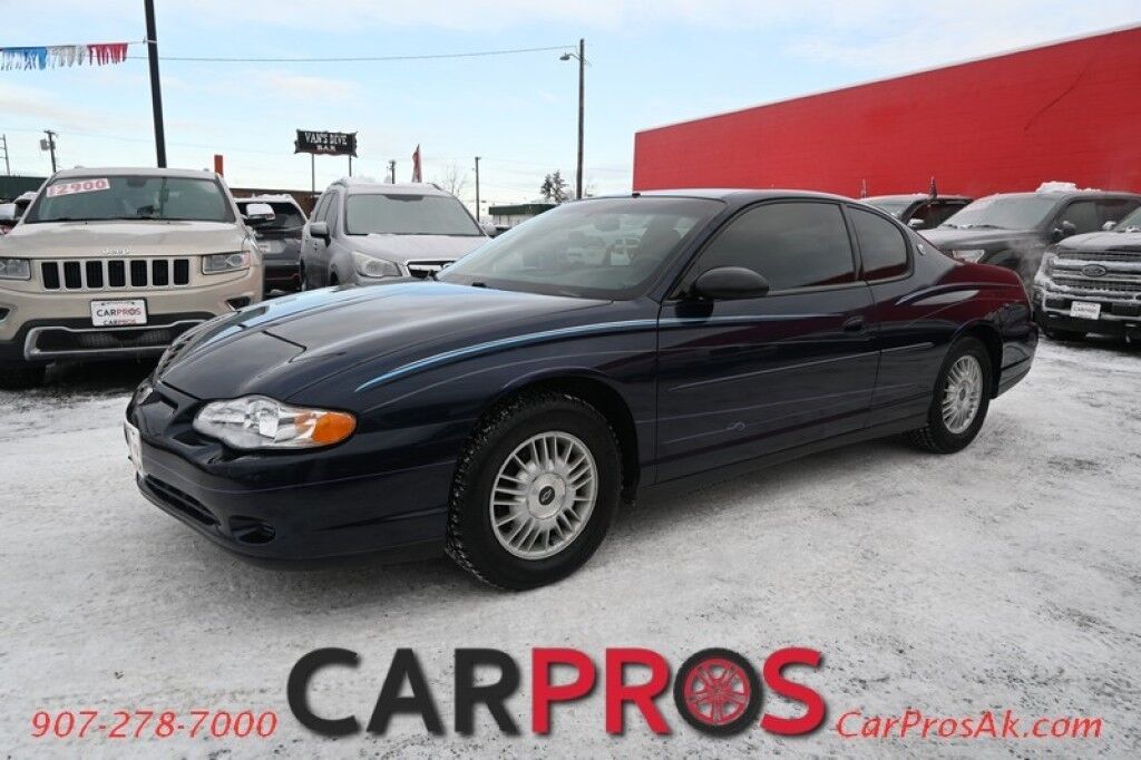 2002 Chevrolet Monte Carlo LS Coupe - 3.4L V6 - Automatic - Power Windows & Door Locks - Aluminum Wheels - Block Heater - Low Miles