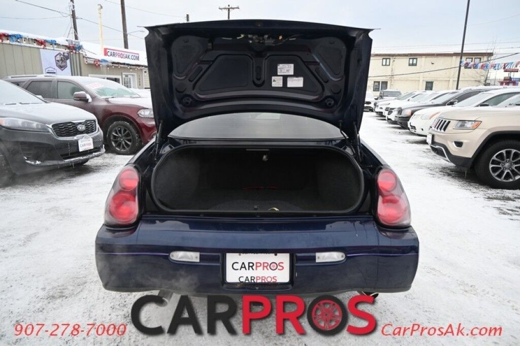 2002 Chevrolet Monte Carlo LS Coupe - 3.4L V6 - Automatic - Power Windows & Door Locks - Aluminum Wheels - Block Heater - Low Miles Anchorage AK