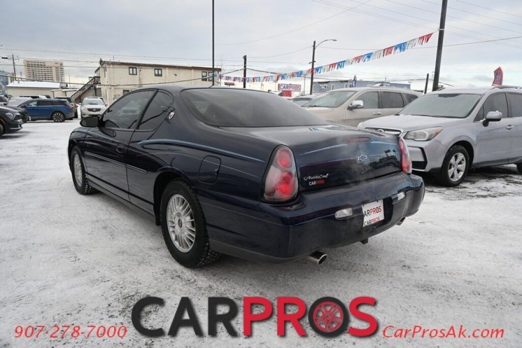 2002 Chevrolet Monte Carlo LS Coupe - 3.4L V6 - Automatic - Power Windows & Door Locks - Aluminum Wheels - Block Heater - Low Miles Anchorage AK