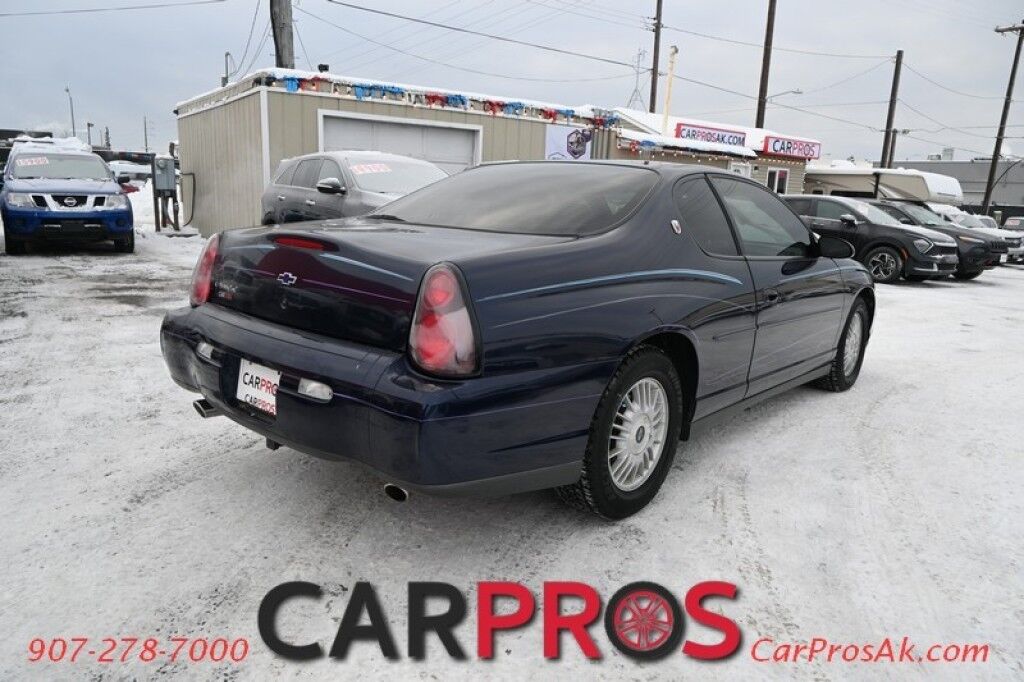2002 Chevrolet Monte Carlo LS Coupe - 3.4L V6 - Automatic - Power Windows & Door Locks - Aluminum Wheels - Block Heater - Low Miles Anchorage AK