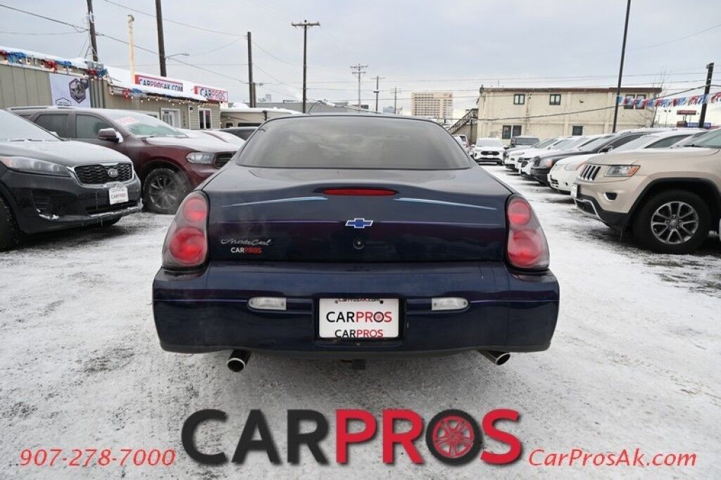 2002 Chevrolet Monte Carlo LS Coupe - 3.4L V6 - Automatic - Power Windows & Door Locks - Aluminum Wheels - Block Heater - Low Miles Anchorage AK