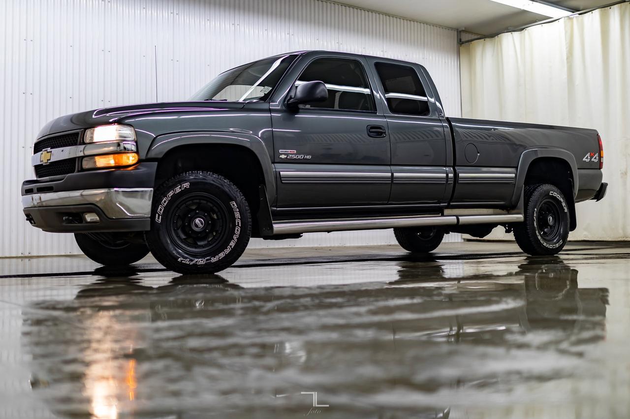 2002 Chevrolet Silverado 2500 4x4 Ext Cab LS Longbox Diesel Red Deer AB