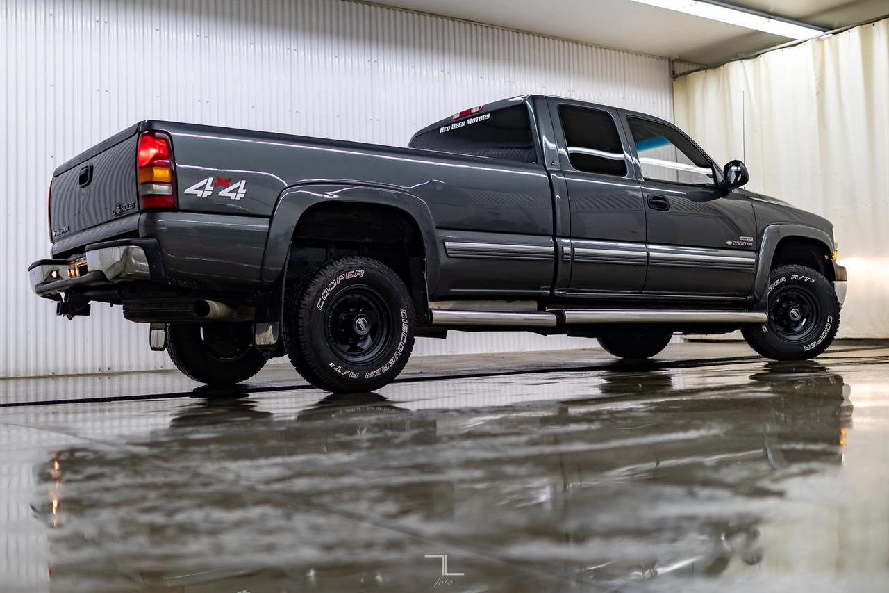 2002 Chevrolet Silverado 2500 4x4 Ext Cab LS Longbox Diesel Red Deer AB