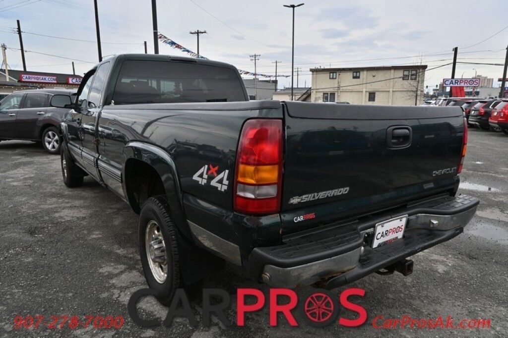 2002 Chevrolet Silverado 2500HD LS - 4X4 - 6.6L Duramax Turbo Diesel - Allison Transmission - Extended Cab - Power Cloth Seats - Power Windows & Locks - Keyless Entry - Kenwood w/ Bluetooth Radio - A/C - Cruise Control - Bedliner - Tow Pkg - 1 Owner Anchorage AK