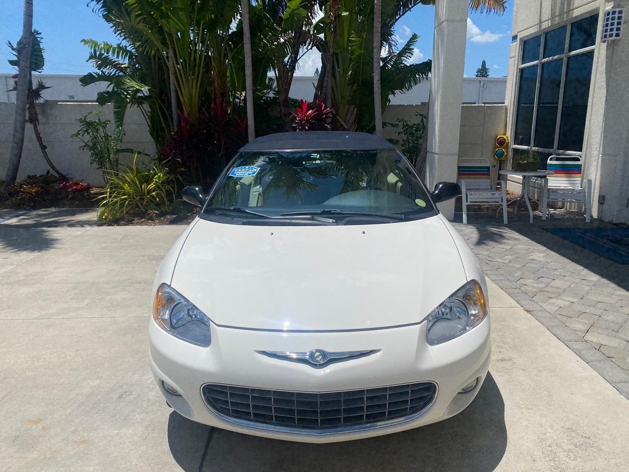 2002 Chrysler Sebring Limited FL LOW MILES 34,440 Pompano Beach FL
