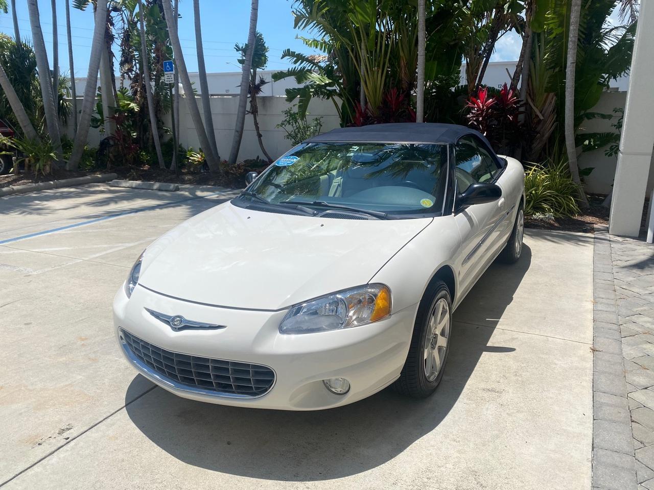 2002 Chrysler Sebring Limited FL LOW MILES 34,440 Pompano Beach FL