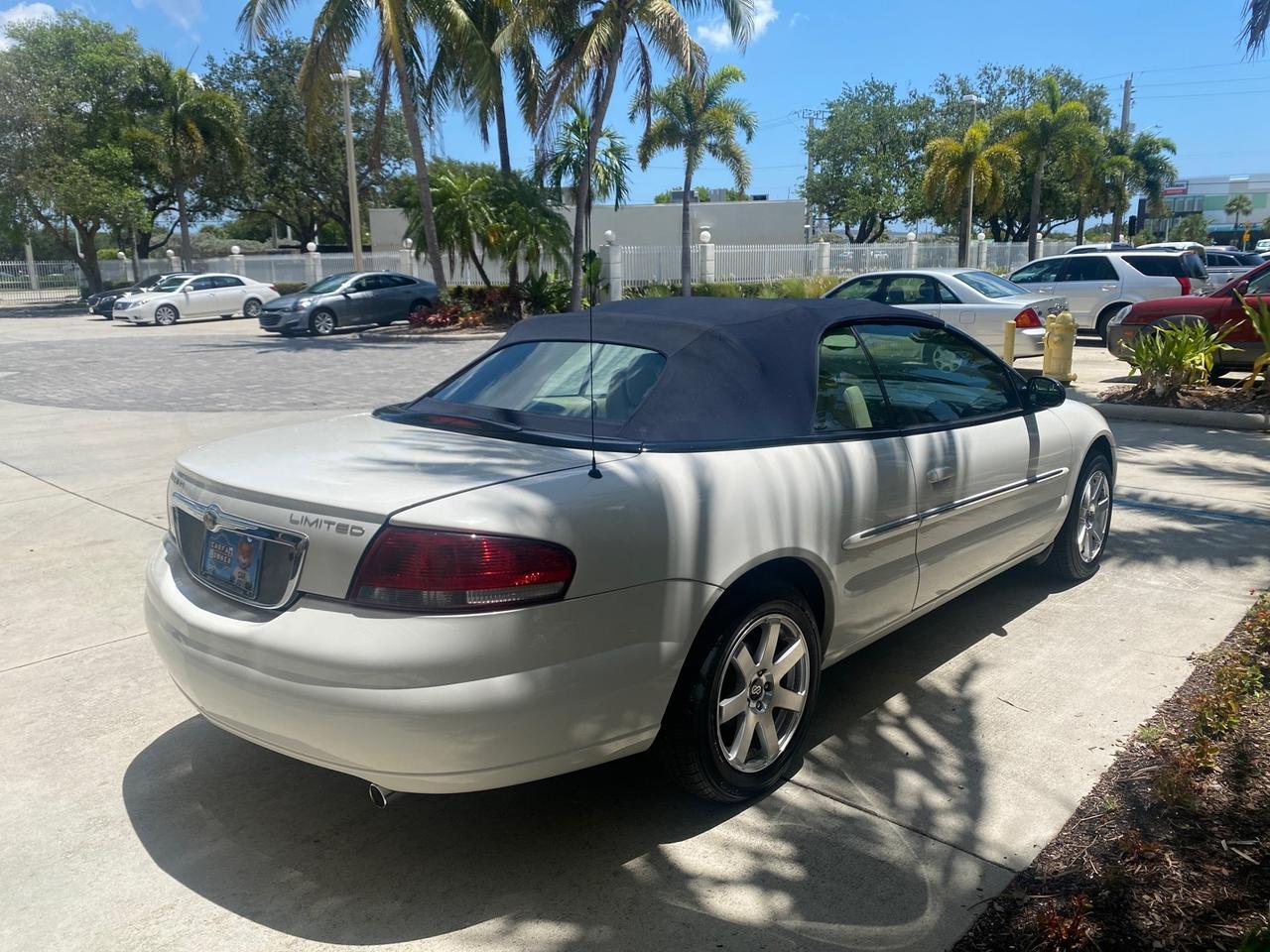 2002 Chrysler Sebring Limited FL LOW MILES 34,440 Pompano Beach FL