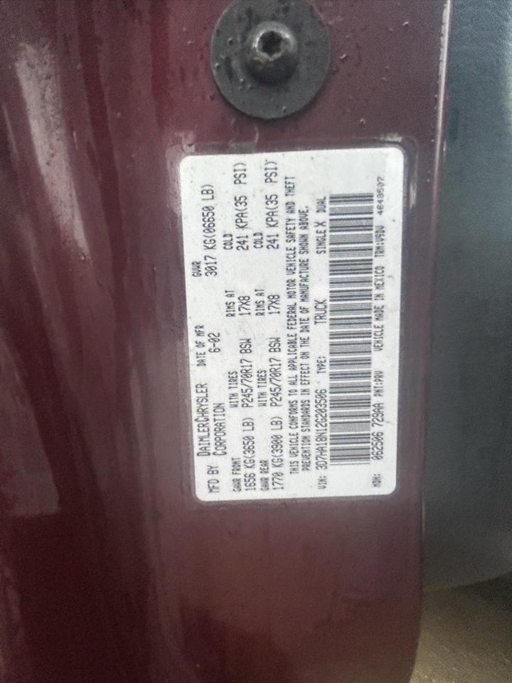 2002 Dodge Ram 1500 SLT Crestwood KY