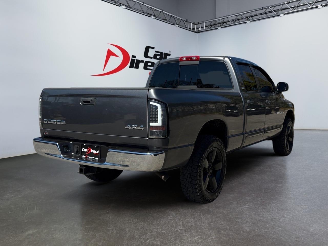 2002 Dodge Ram 1500 SLT, TOW PACKAGE, REAR SLIDING WINDOW, POWER HEATED MIRRORS, HEATED POWER SEATS, INFINITY SOUND SYSTEM, APPLE CARPLAY/ANDROID AUTO, ADJUSTABLE PEDALS, LOW MILES, THIS TRUCK MAY BE OLDER BUT IT HAS ALL YOU NEED & MORE!