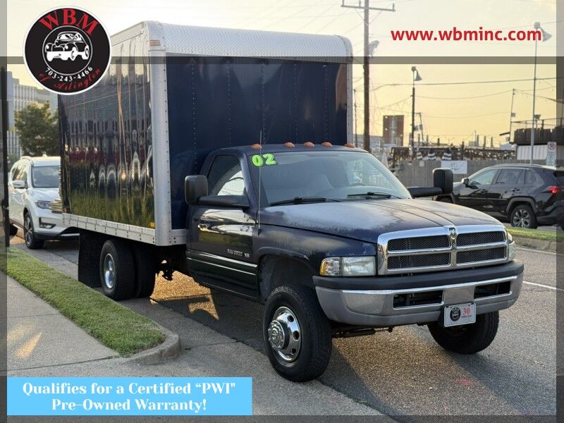 2002 Dodge Ram BR 3500 BR3500 139 WB, 59.7 CA DRW Box Truck DRW Arlington VA