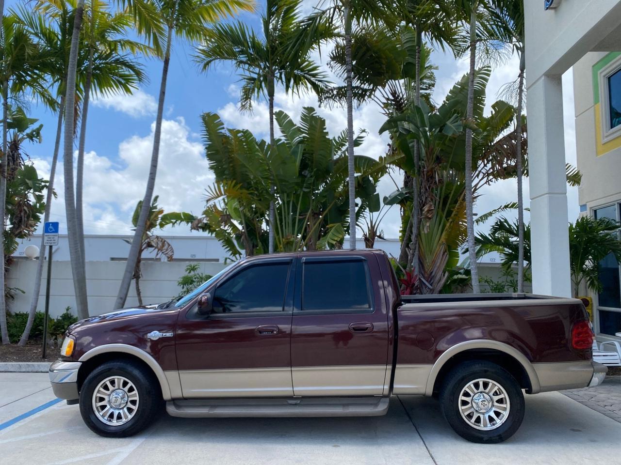 2002 Ford F-150 CREW CAB King Ranch LOW MILES 56,886 Pompano Beach FL