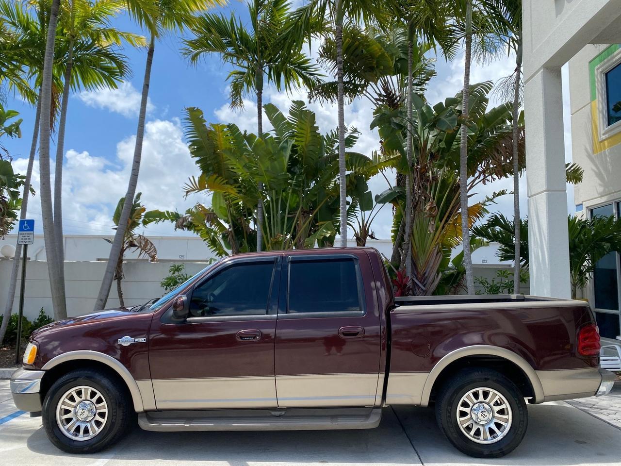 2002 Ford F-150 CREW CAB King Ranch LOW MILES 56,886 Pompano Beach FL
