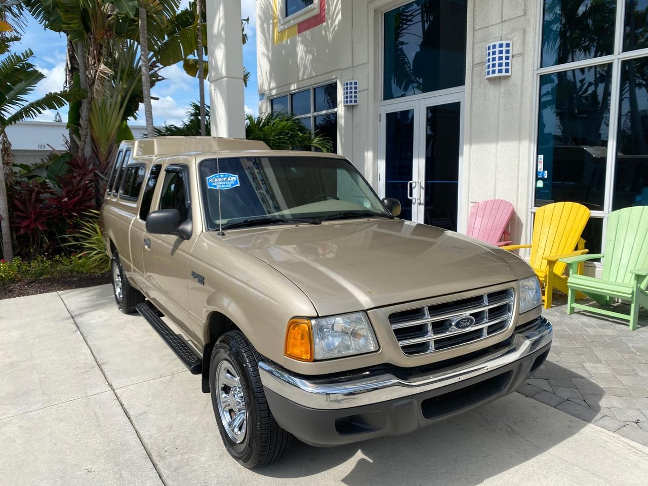 2002 Ford Ranger XLT X CAB CAMPER TOP LOW MILES 49,062
