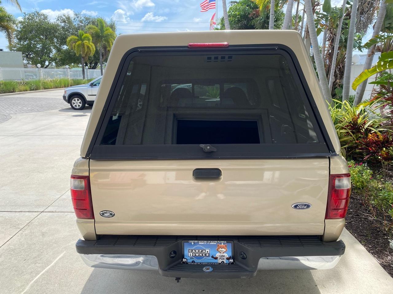 2002 Ford Ranger XLT X CAB CAMPER TOP LOW MILES 49,062 Pompano Beach FL