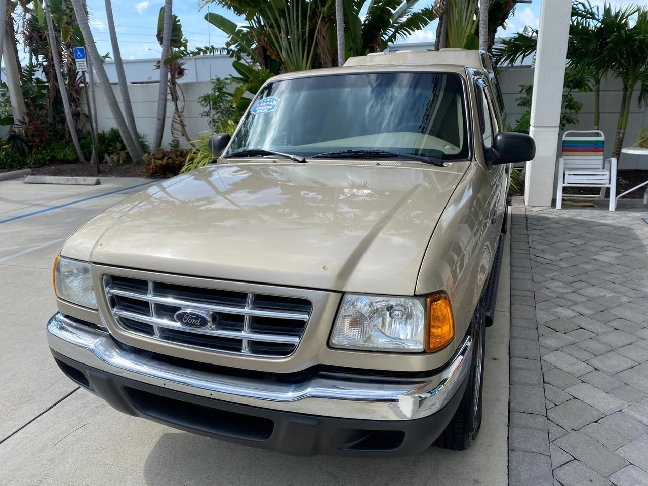 2002 Ford Ranger XLT X CAB CAMPER TOP LOW MILES 49,062 Pompano Beach FL