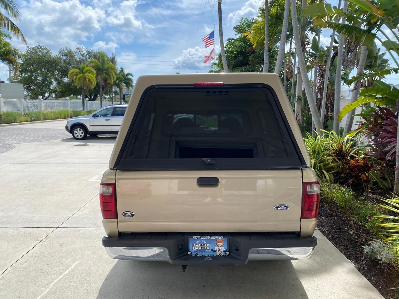 2002 Ford Ranger XLT X CAB CAMPER TOP LOW MILES 49,062 Pompano Beach FL